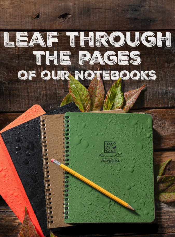 Fall notebooks.