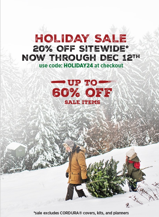 Holiday Sale - 20% off sitewide